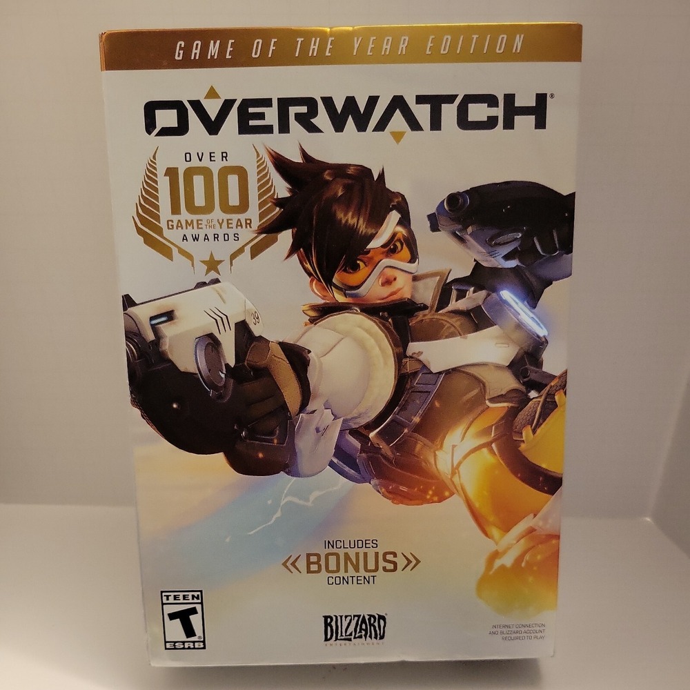 Overwatch Game of the Year Edition PC DVD-ROM Blizzard USED KEY Physical Box